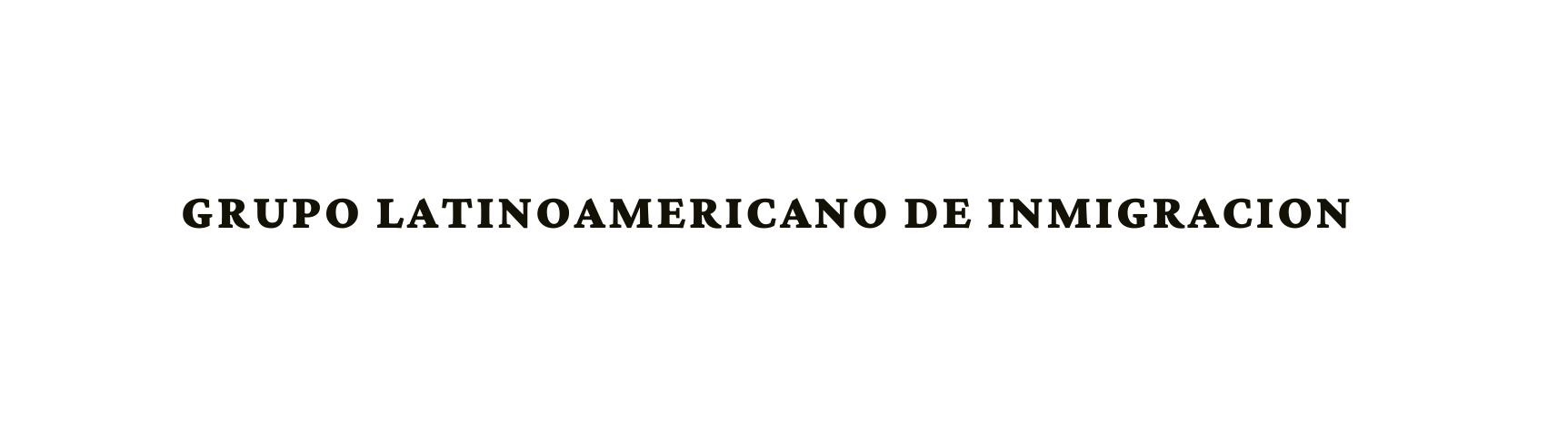 GRUPO LATINOAMERICANO DE INMIGRACION